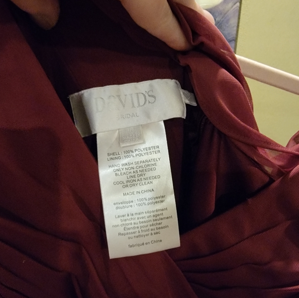 David's Bridal Long gown